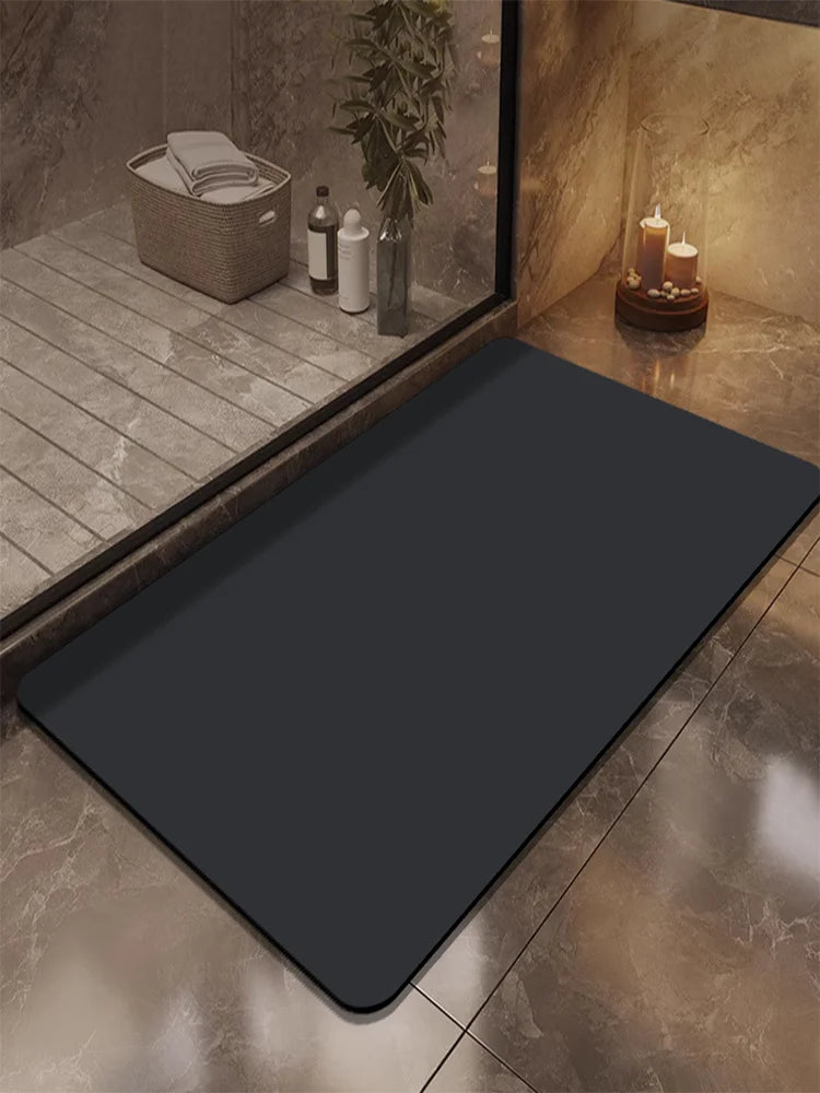 Simple Bathroom Anti-Slip Mat Thin Absorbent Toilet Foot Porch Entrance Floor Mat