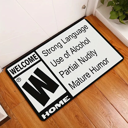 VIKAMA American English Crystal Pile Home Decorative Carpet Kitchen Bathroom Entryway Hallway Non-Slip Machine Washable Mat
