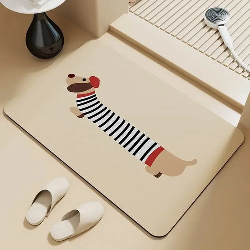 Dachshund Cute Non-Slip Door Mat