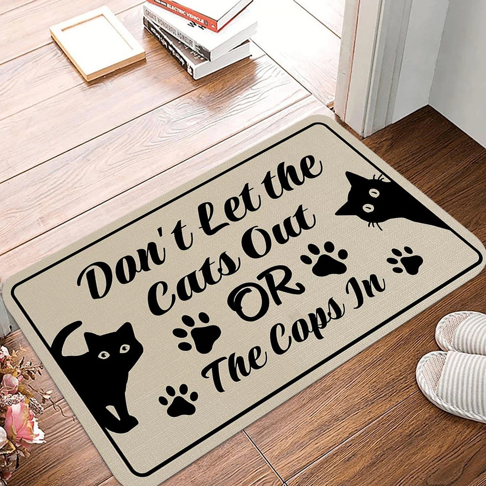 Funny “Please Take Off Your Shoes” Welcome Doormat