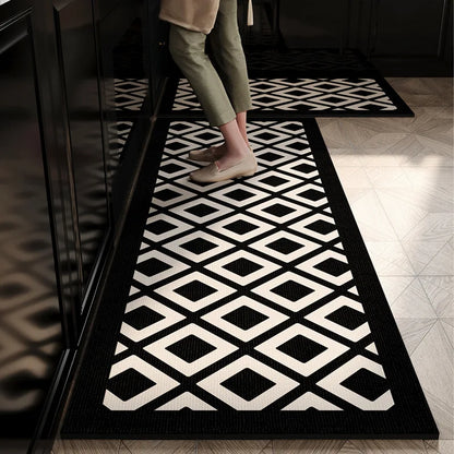 Modern Geometric Non-Slip Kitchen Area Rug