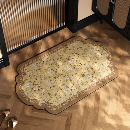 American Retro Diatom Bathroom Non-Slip Mat