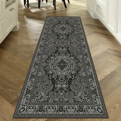 VIKAMA Vintage Washable Non-Slip Hallway Runner Rug