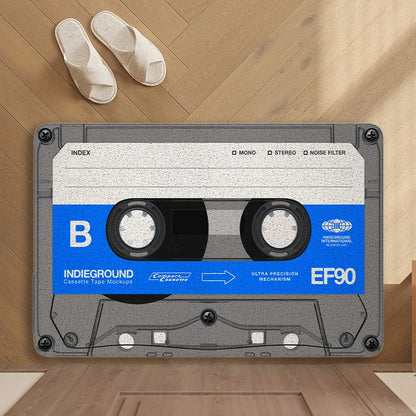 Retro Cassette Tape Floor Mat