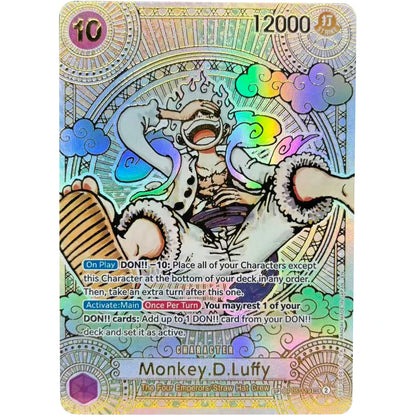 One Piece Luffy Teach Shanks English Anime Card Set