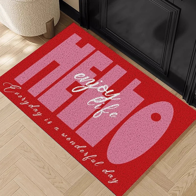 Cuttable anti-slip easy-care door mat