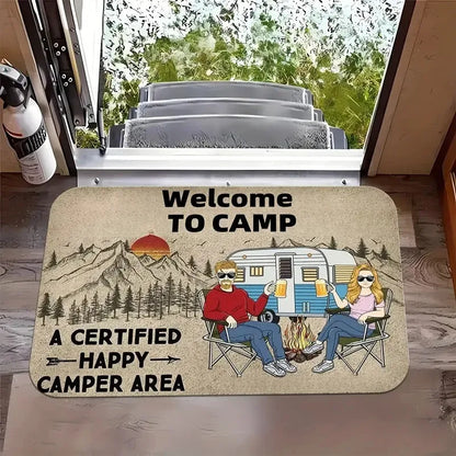 VIKAMA Camping Van Non-Slip Welcome Doormat