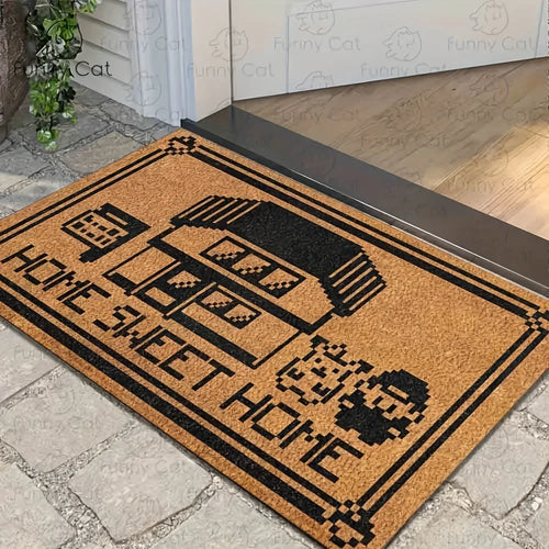 VIKAMA Home Sweet Home Anime Welcome Doormat