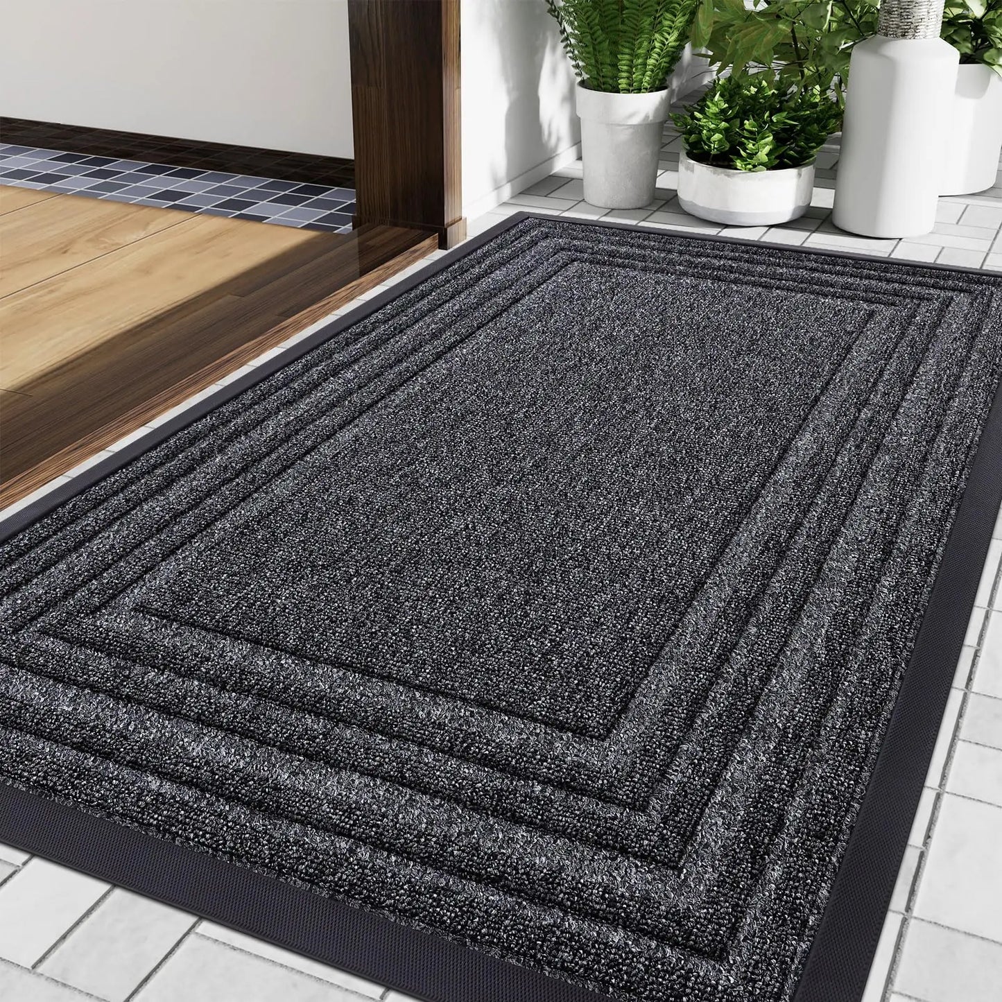 Olanly Heavy Duty Non-Slip Rubber Doormat