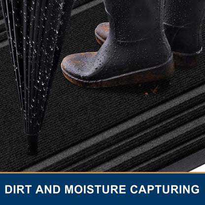 Olanly Heavy Duty Rubber Non-Slip Doormat