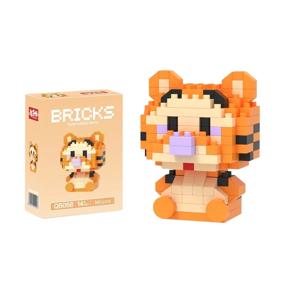 Disney Winnie LinaBell StellaLou Building Blocks Toy Set