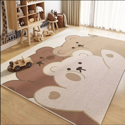 VIKAMA Kids Playroom Crawling Area Rug