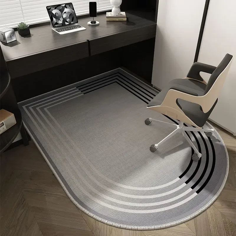 VIKAMA Computer Chair Floor Mat Non-Slip Office Swivel Chair Bedroom Carpet