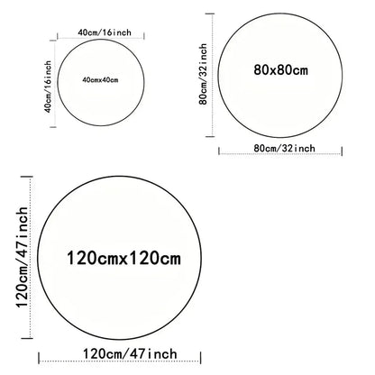 Boho Cockatoo Floral Round Rug