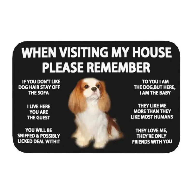 Staffordshire Bull Terrier Non-Slip Doormat Kitchen Bathroom Bedroom Balcony Entrance Floor Rug Home Decor