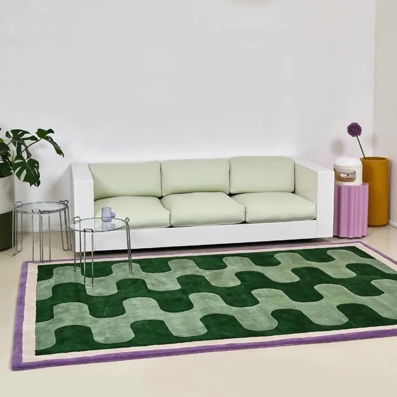 Modern light luxury living room bedside carpet