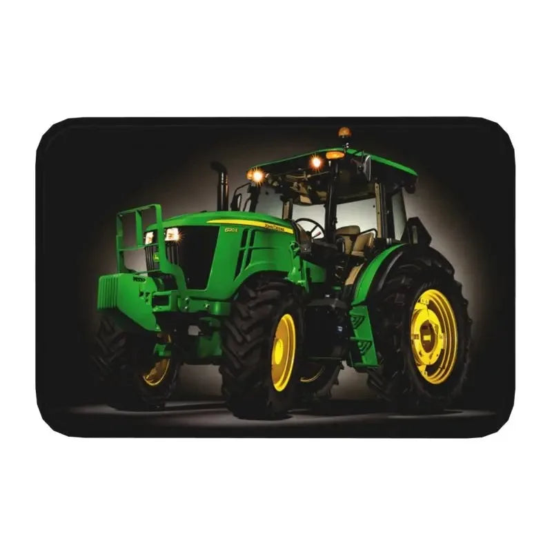 Funny Tractor Design Non-Slip Doormat Kitchen Bathroom Balcony Entryway Floor Mat Rug Home Decor