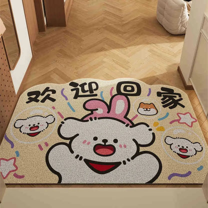 VIKAMA Cute Bear Non-Slip Carpet