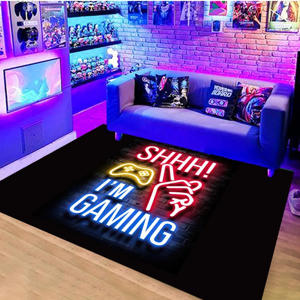 3D Gaming Controller Kids Rug
