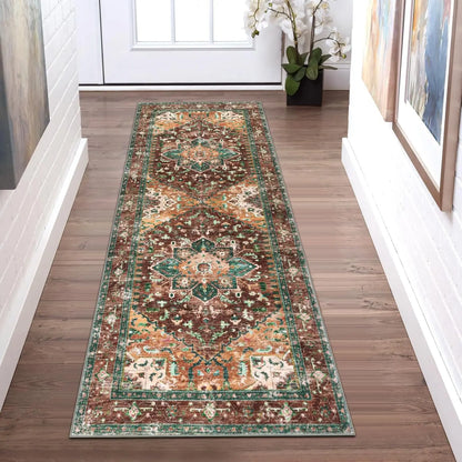 VIKAMA Non-Slip Hallway Runner Rug Machine Washable Kitchen Entryway Bedroom Laundry Carpet