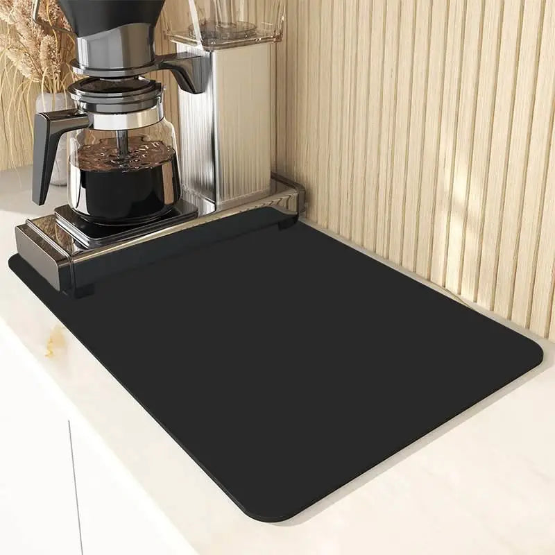 VIKAMA Diatomite Kitchen Mat Drainage Heat-Insulating Non-Slip Bathroom Doormat Home Decor