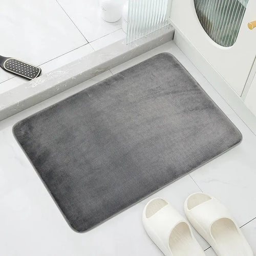 Elegant Memory Foam Bath Mat Soft Comfort Non-Slip Stain-Resistant Rug Bathroom Bedroom Kitchen Home Decor