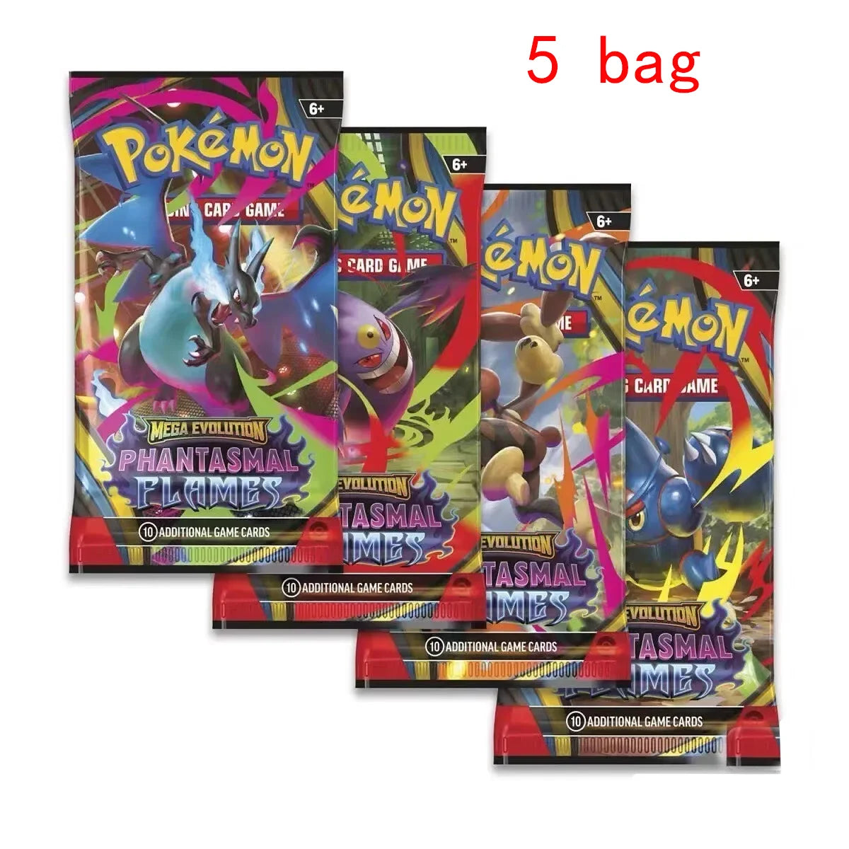 Pokemon Prismatic Evolutions Phantasmal Flames Booster Box 360 Cards