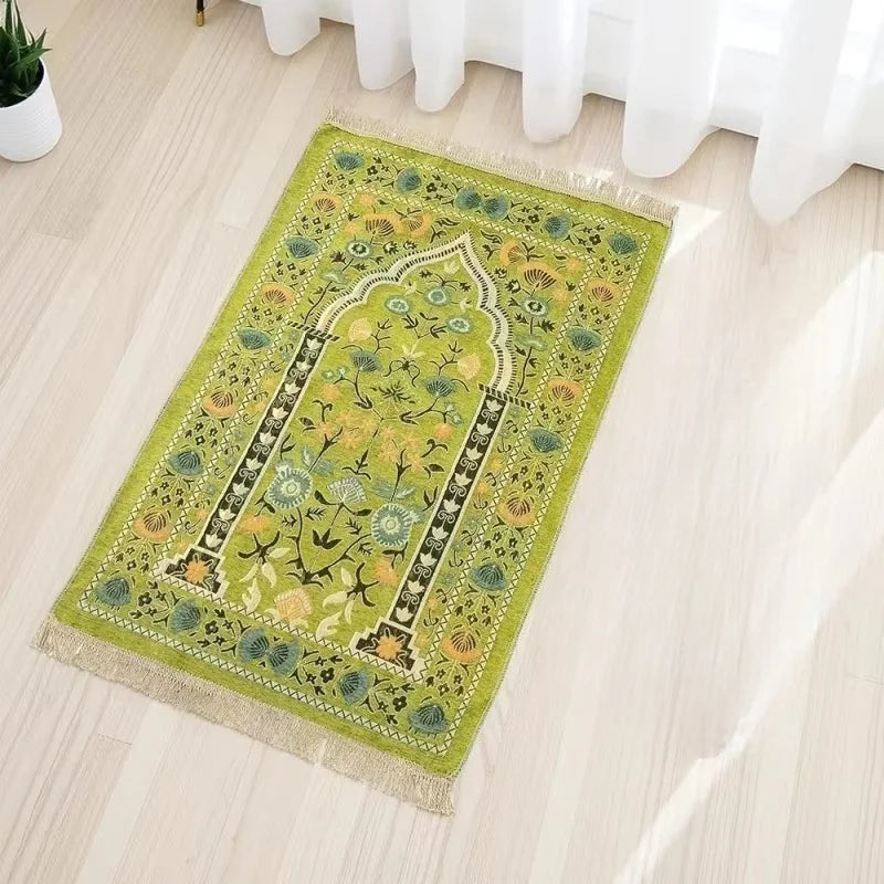 Foldable Persian-style prayer rug 110x70cm