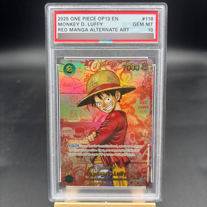 One Piece OP13 Luffy Sabo Ace English Rating Card Set