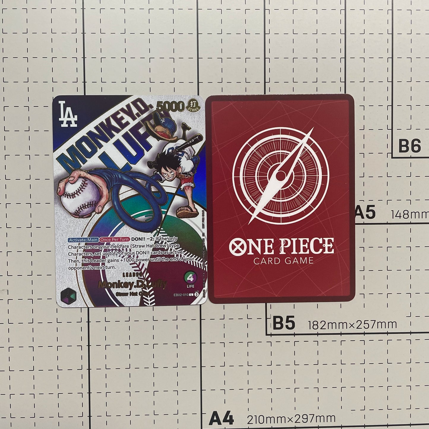 One Piece Baseball Anime Trading Card Collection Set