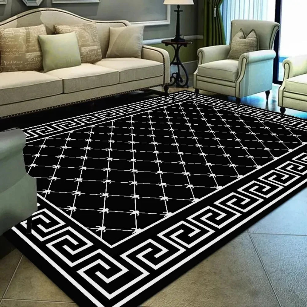 VIKAMA Nordic Luxury Modern Non-Slip Area Rug