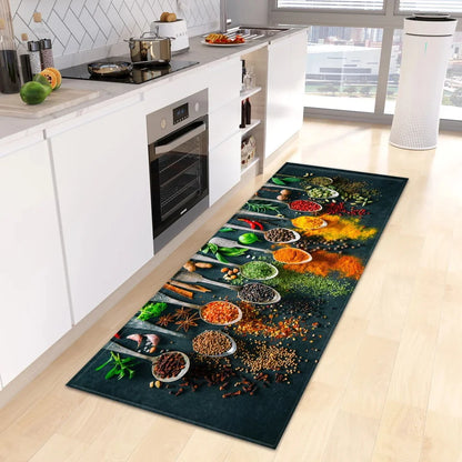 Kitchen Rug Durable Waterproof Non-Slip Large Washable Entrance Doormat Home Floor Carpet House Hold Mat Home Decor