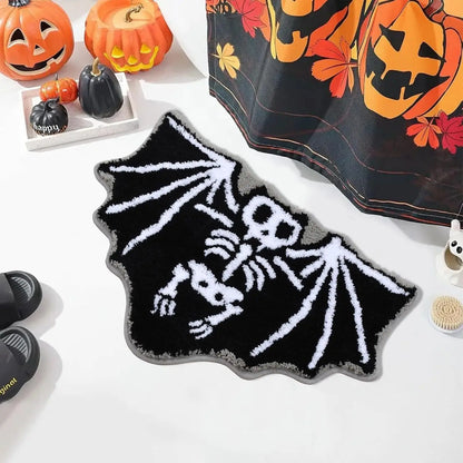 VIKAMA Halloween Ghost Imitation Cashmere Soft Area Rug