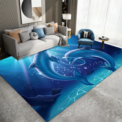 3D Ocean Animal Area Rug