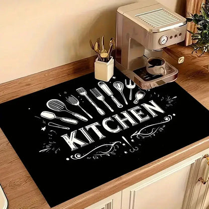 Non-Slip Kitchen Dish Drying Mat