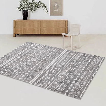 Moroccan Geometric Non-Slip Washable Area Rug