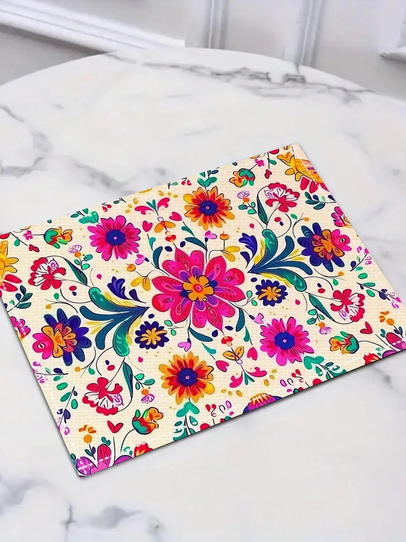 Bohemian Moroccan Mandala Heat-Resistant Placemat Set