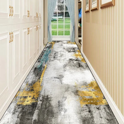 Nordic Abstract Long Corridor Runner Rug