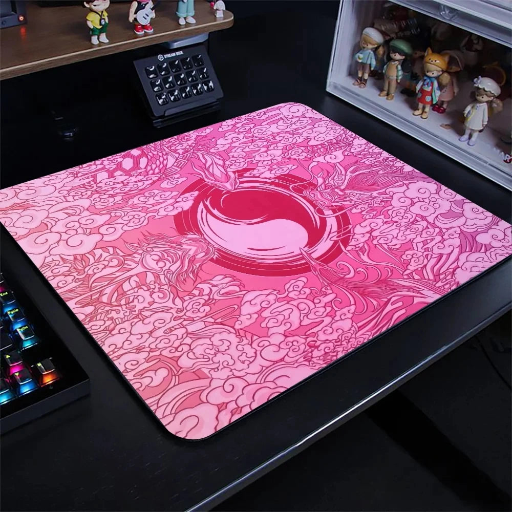 Chinese Dragon & Tiger Gaming Mouse Pad Desk Mat