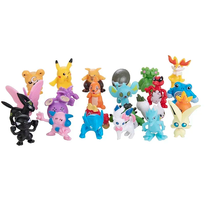 Pokemon Pikachu Mini Action Figure Set 24 144 Pieces
