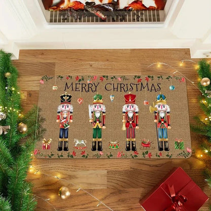 VIKAMA Merry Christmas Santa Claus Doormat
