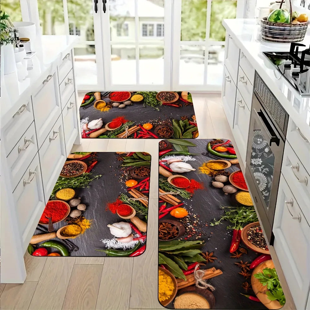 VIKAMA Kitchen Floor Mat Long Carpet Entrance Door Laundry Corridor Rug
