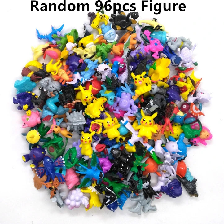 Pokemon Pikachu Mini Action Figure Toy Set 24 144 Pieces