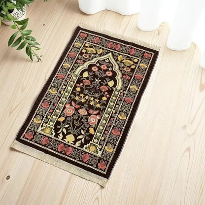 Foldable Persian-style prayer rug 110x70cm
