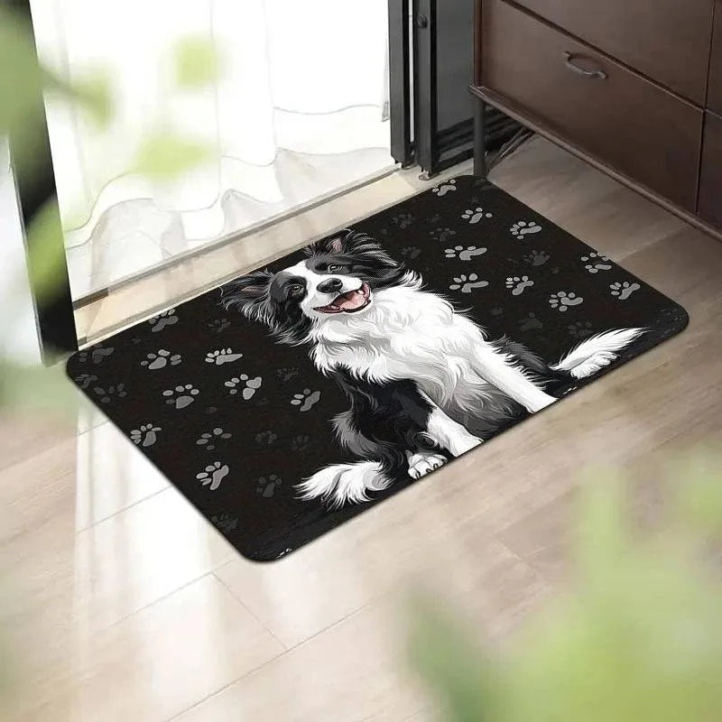 VIKAMA Merry Christmas Santa Claus Doormat