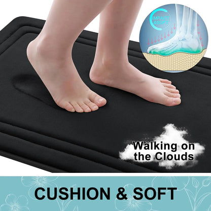 Olanly Memory Foam Soft Non-Slip Bath Mat