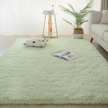 Fluffy Cream White Sheepskin Rug Soft Faux Fur Carpet Bedroom Living Room Floor Mat