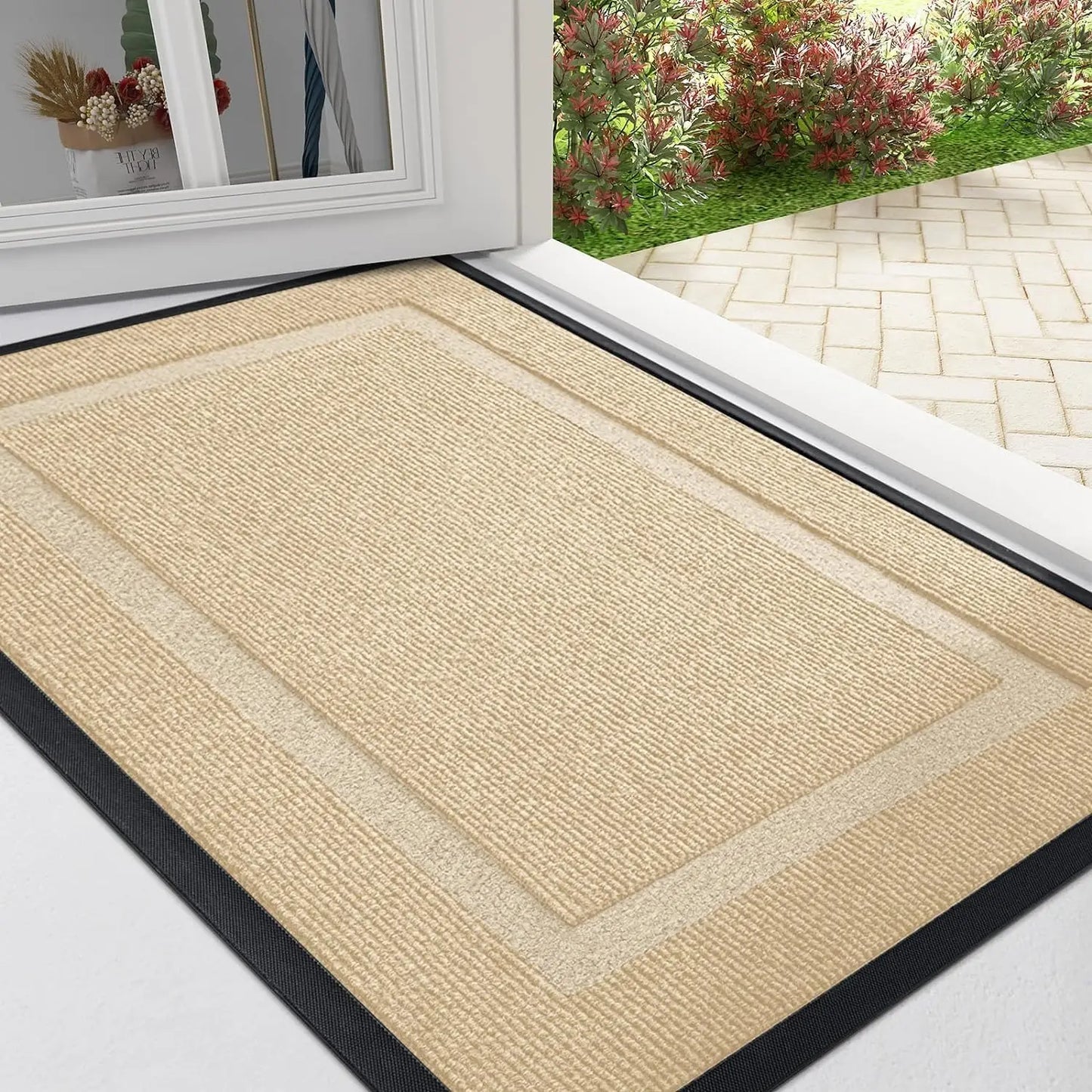 Olanly Waterproof Non-Slip Low-Profile Doormat