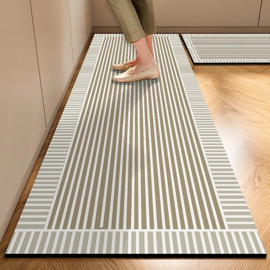 Diatom Mud Absorbent Kitchen Mat Non-Slip Rubber Back Water-Absorbing Washable Floor Rug Home Decor