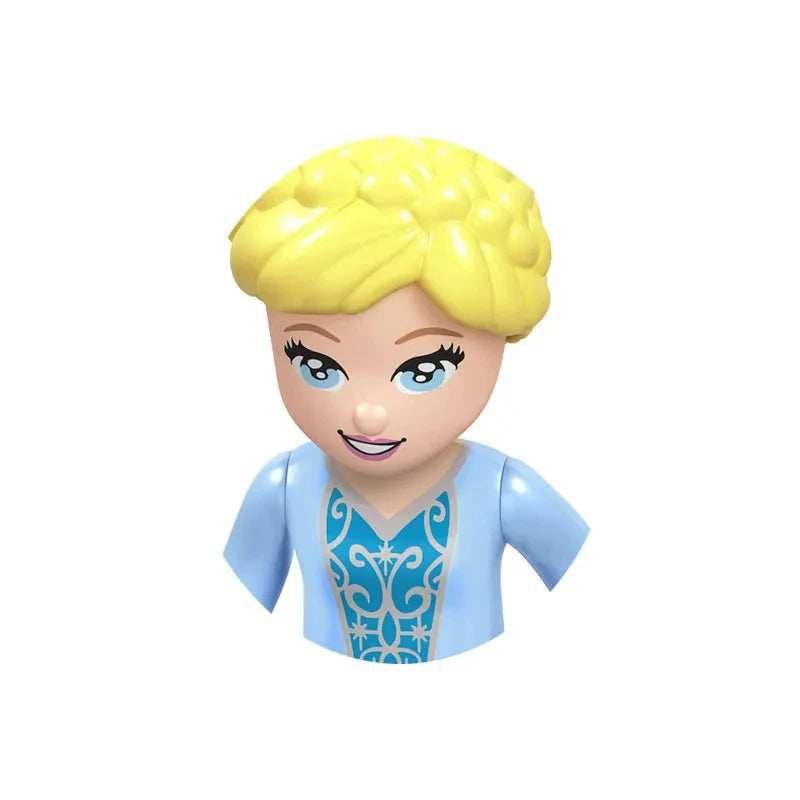 Disney Princess Character Building Blocks Toy Set